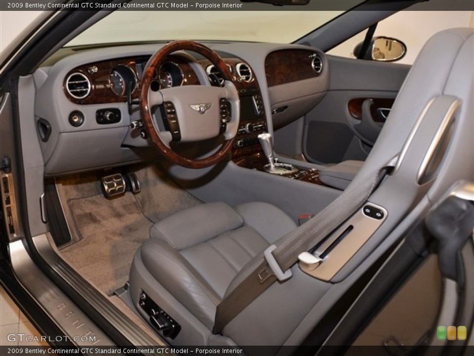 Porpoise Interior Photo for the 2009 Bentley Continental GTC  #55061694