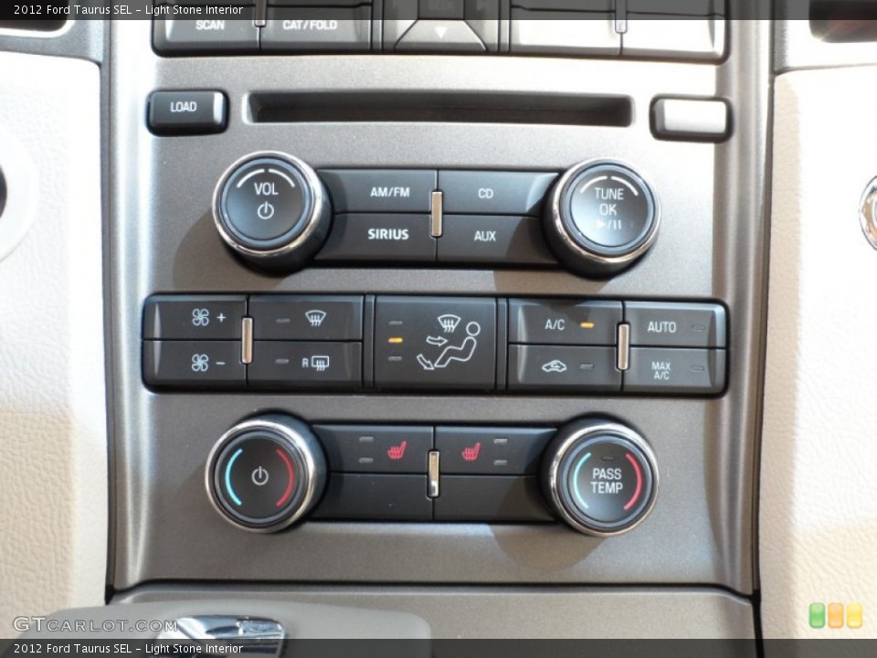 Light Stone Interior Controls for the 2012 Ford Taurus SEL #55061778