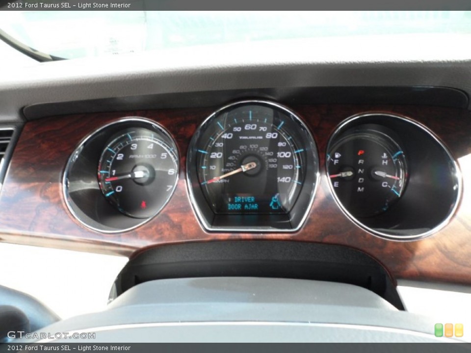 Light Stone Interior Gauges for the 2012 Ford Taurus SEL #55061802