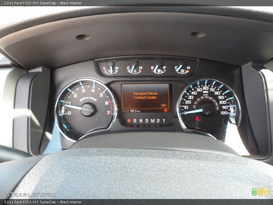 Black Interior Gauges for the 2011 Ford F150 FX2 SuperCab #55062036