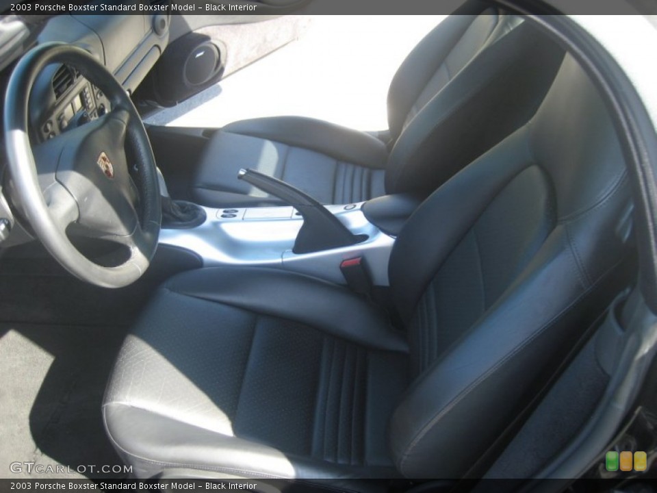 Black Interior Photo for the 2003 Porsche Boxster  #55062948