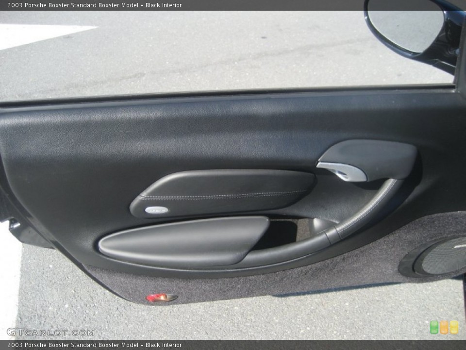 Black Interior Door Panel for the 2003 Porsche Boxster  #55062960