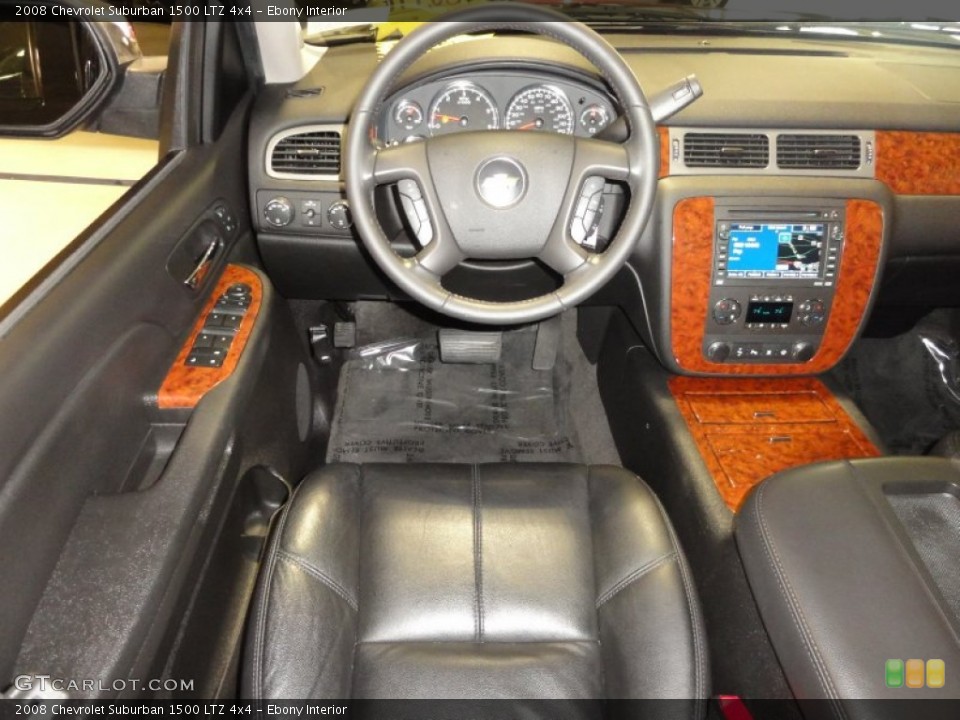 Ebony Interior Dashboard for the 2008 Chevrolet Suburban 1500 LTZ 4x4 #55063086