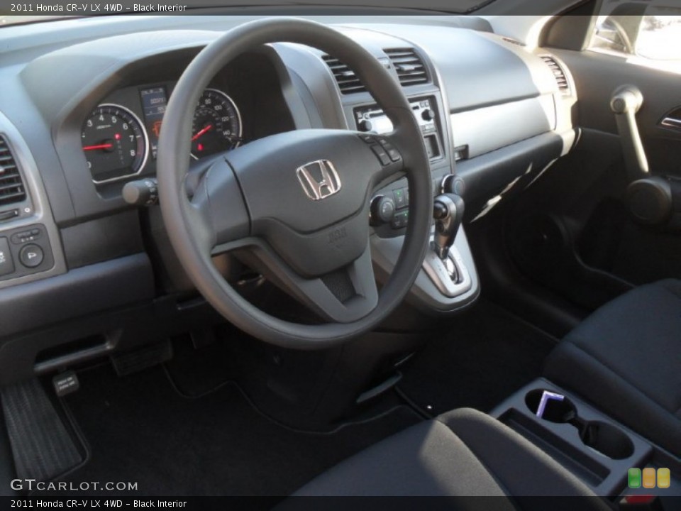 Black Interior Dashboard for the 2011 Honda CR-V LX 4WD #55065201