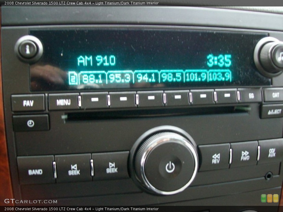 Light Titanium/Dark Titanium Interior Audio System for the 2008 Chevrolet Silverado 1500 LTZ Crew Cab 4x4 #55065798