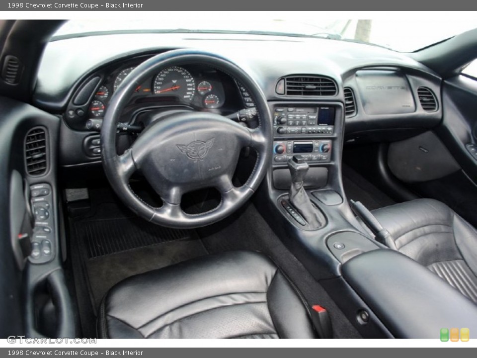 Black Interior Dashboard for the 1998 Chevrolet Corvette Coupe #55066531