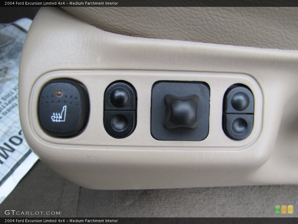 Medium Parchment Interior Controls for the 2004 Ford Excursion Limited 4x4 #55066683