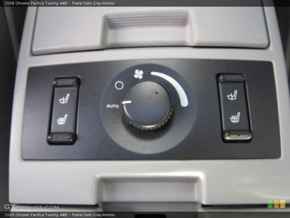 Pastel Slate Gray Interior Controls for the 2008 Chrysler Pacifica Touring AWD #55067208