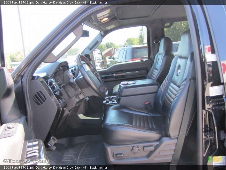 Black Interior Photo for the 2008 Ford F350 Super Duty Harley-Davidson Crew Cab 4x4 #55067322