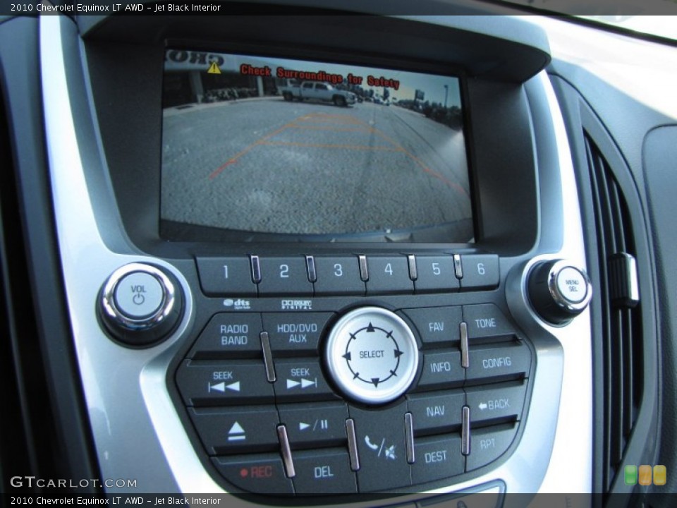 Jet Black Interior Controls for the 2010 Chevrolet Equinox LT AWD #55067556