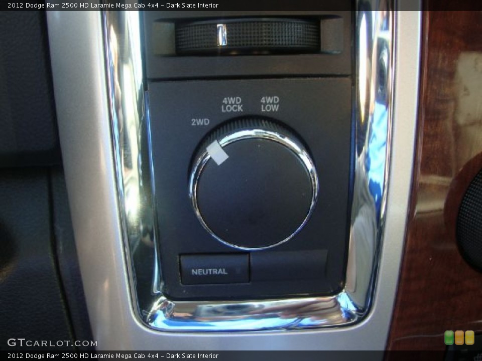 Dark Slate Interior Controls for the 2012 Dodge Ram 2500 HD Laramie Mega Cab 4x4 #55068056