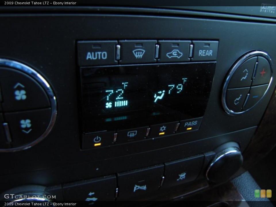 Ebony Interior Controls for the 2009 Chevrolet Tahoe LTZ #55068072