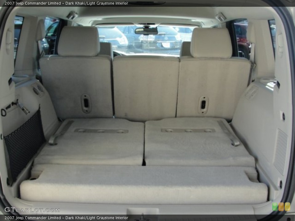 Dark Khaki/Light Graystone Interior Trunk for the 2007 Jeep Commander Limited #55068873