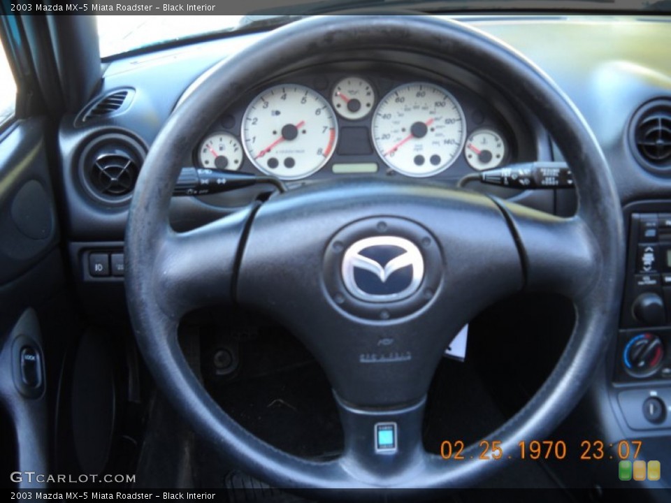 Black Interior Gauges for the 2003 Mazda MX-5 Miata Roadster #55070814