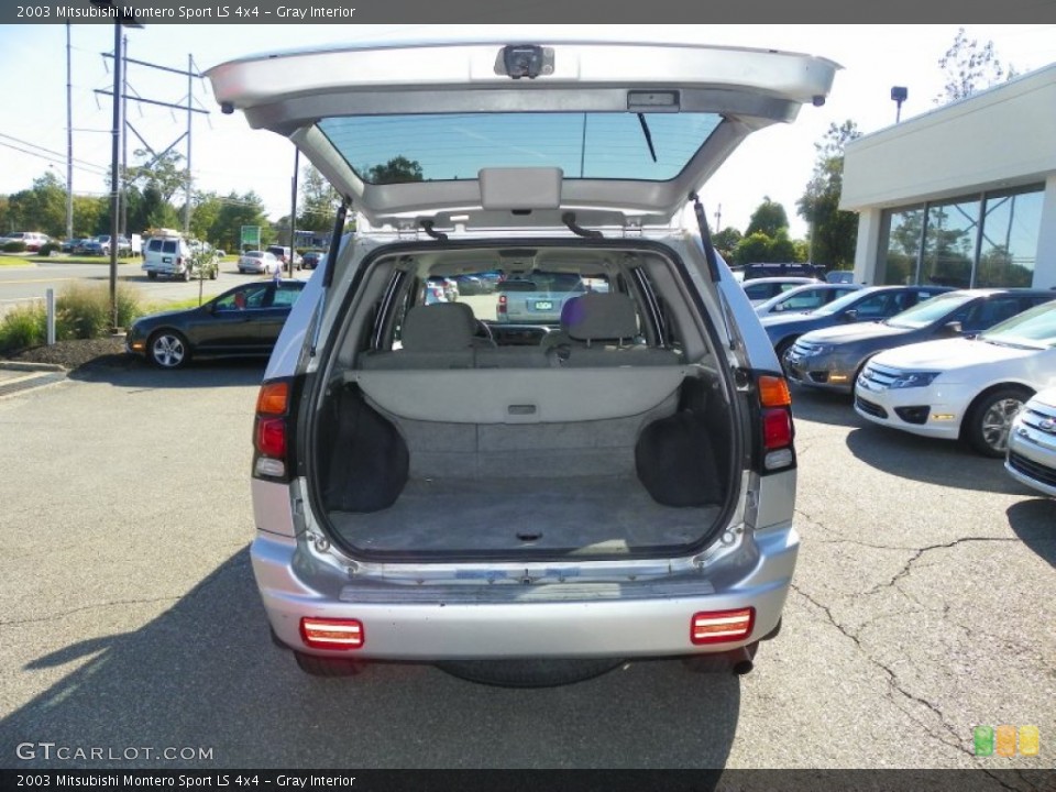 Gray Interior Trunk for the 2003 Mitsubishi Montero Sport LS 4x4 #55072110