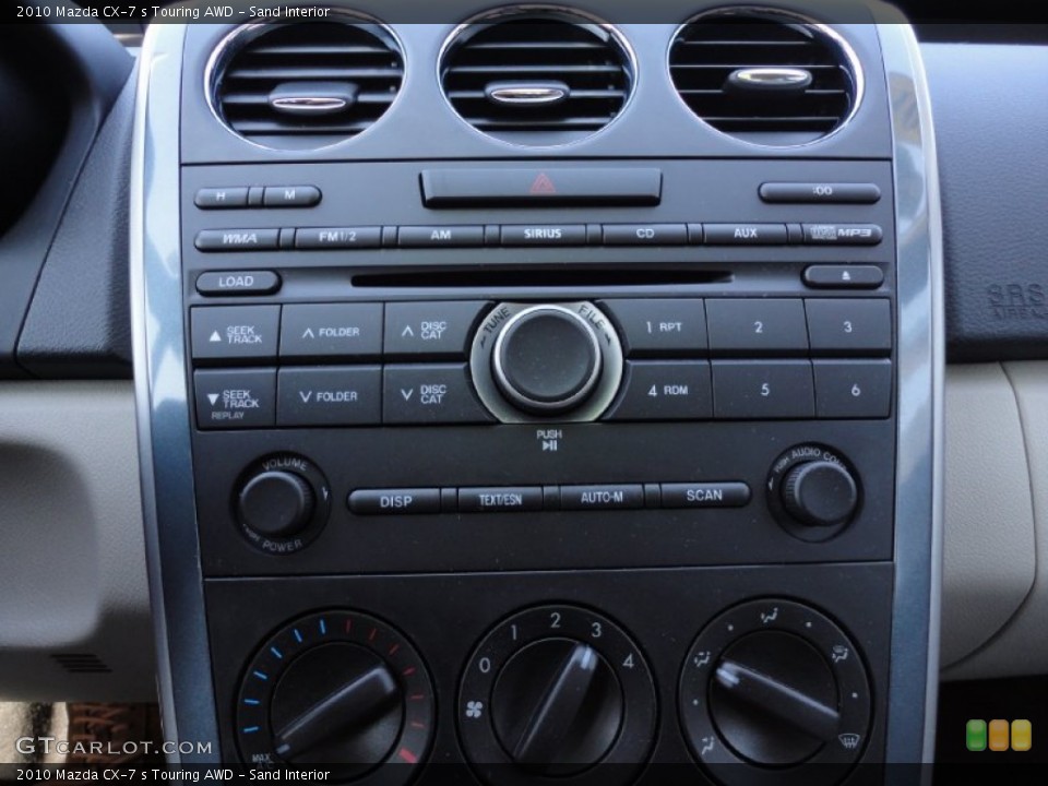 Sand Interior Controls for the 2010 Mazda CX-7 s Touring AWD #55072905