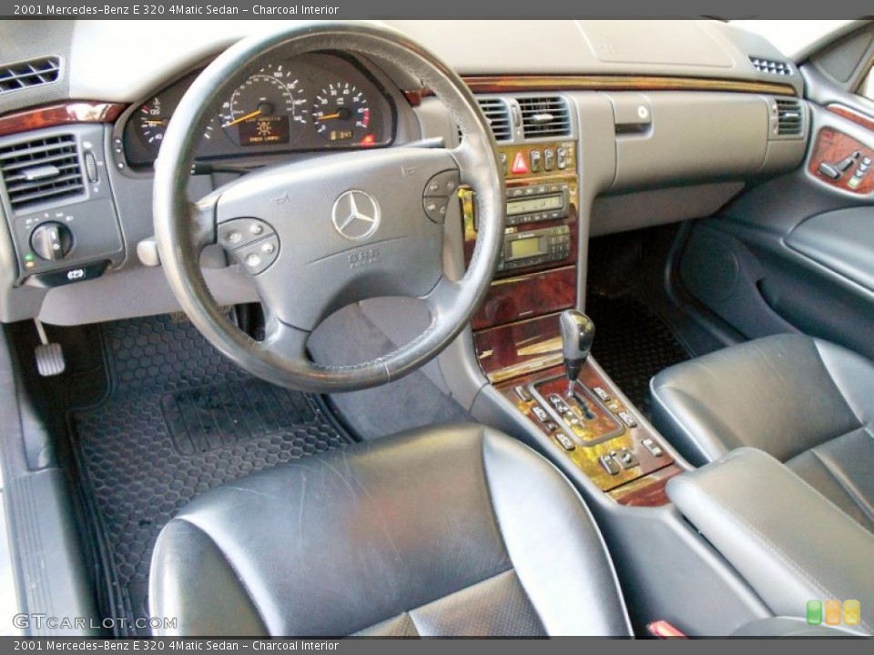 Charcoal Interior Prime Interior for the 2001 Mercedes-Benz E 320 4Matic Sedan #55073779