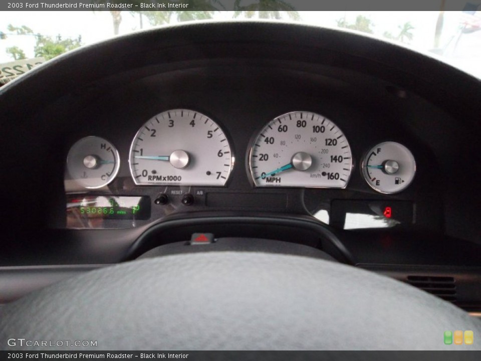Black Ink Interior Gauges for the 2003 Ford Thunderbird Premium Roadster #55074223