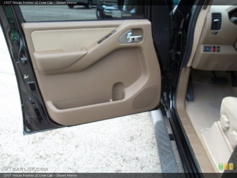 Desert Interior Door Panel for the 2007 Nissan Frontier LE Crew Cab #55074382