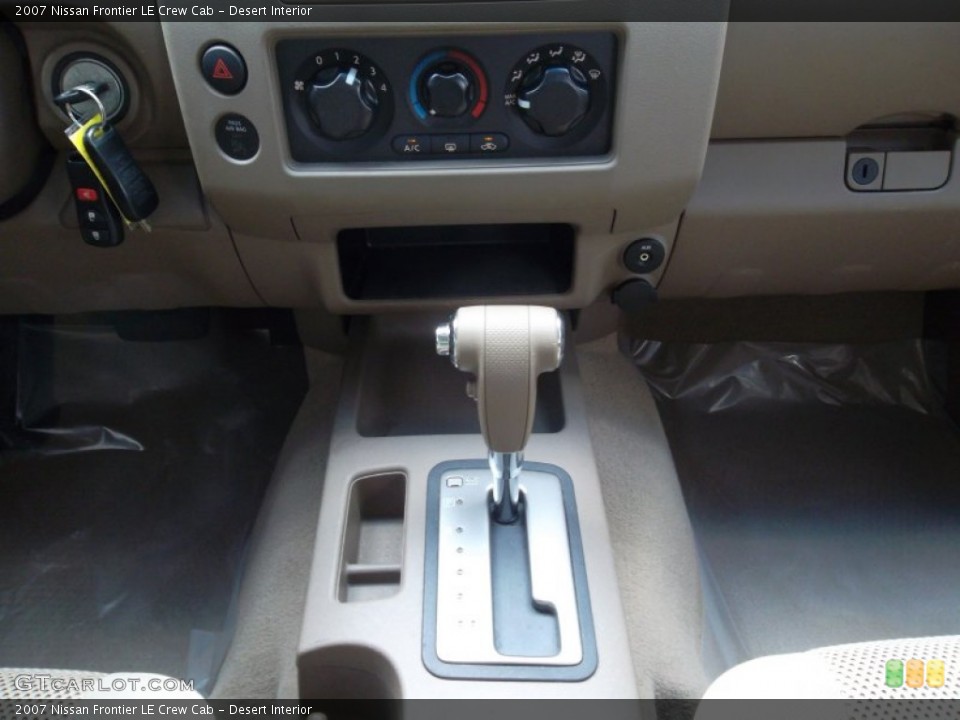 Desert Interior Transmission for the 2007 Nissan Frontier LE Crew Cab #55074493