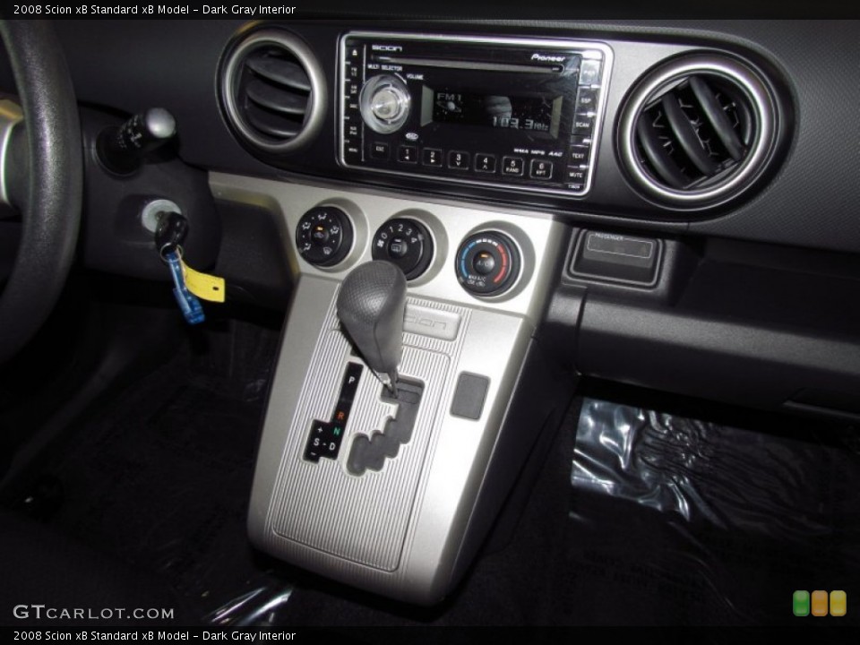 Dark Gray Interior Controls for the 2008 Scion xB  #55075930