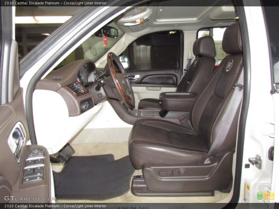 Cocoa/Light Linen Interior Photo for the 2010 Cadillac Escalade Platinum #55076682