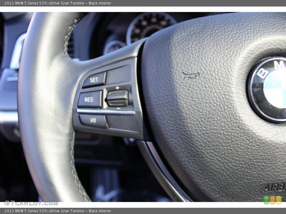 Black Interior Controls for the 2011 BMW 5 Series 535i xDrive Gran Turismo #55078072