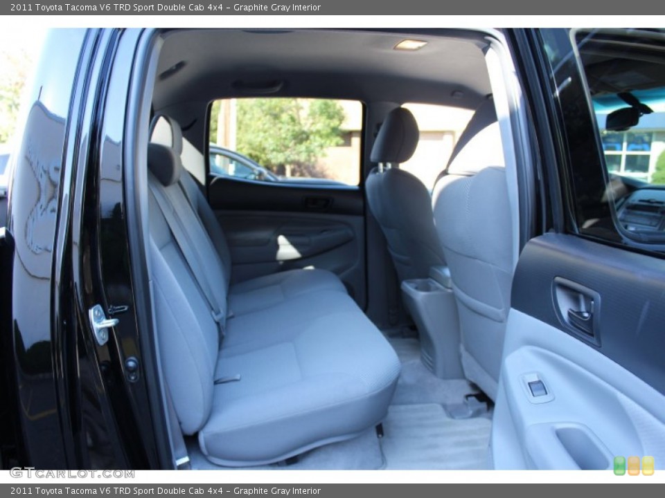 Graphite Gray Interior Photo for the 2011 Toyota Tacoma V6 TRD Sport Double Cab 4x4 #55079655