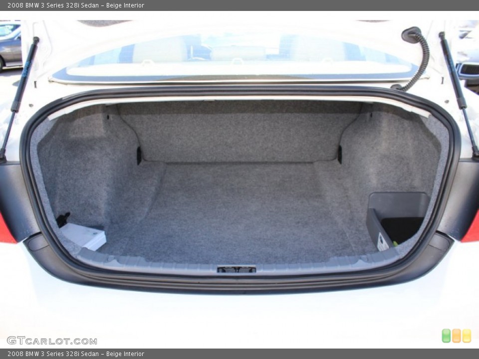 Beige Interior Trunk for the 2008 BMW 3 Series 328i Sedan #55080820