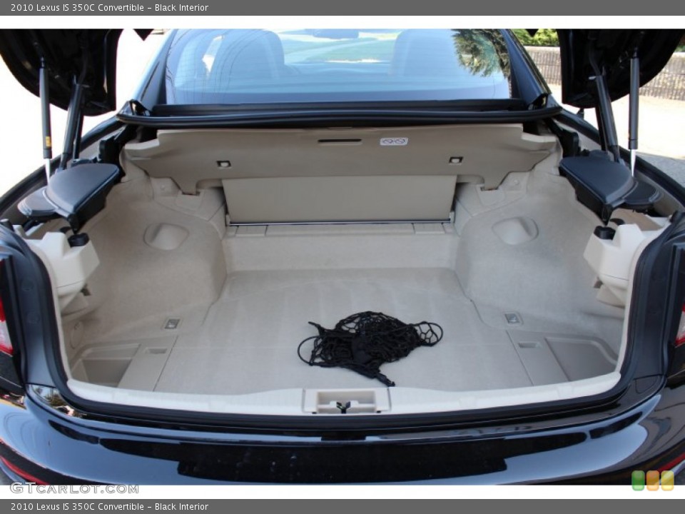 Black Interior Trunk for the 2010 Lexus IS 350C Convertible #55082311