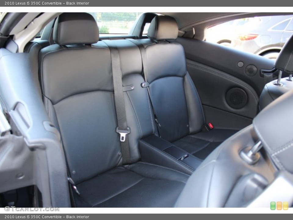 Black Interior Photo for the 2010 Lexus IS 350C Convertible #55082327