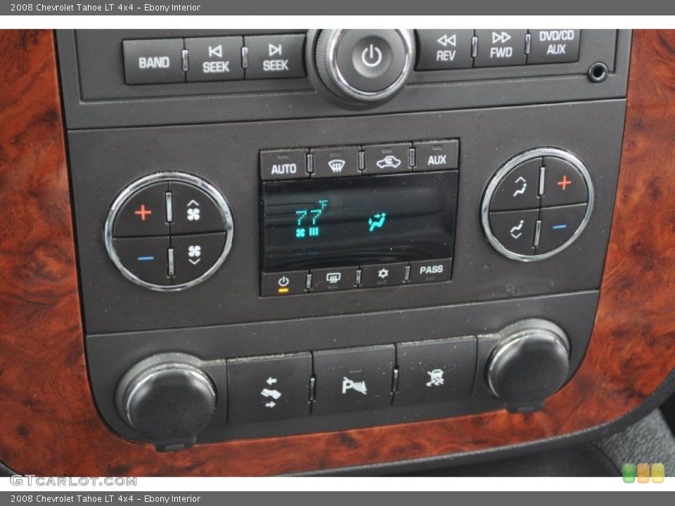 Ebony Interior Controls for the 2008 Chevrolet Tahoe LT 4x4 #55084168