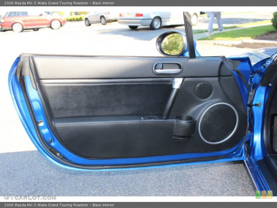 Black Interior Door Panel for the 2006 Mazda MX-5 Miata Grand Touring Roadster #55084855