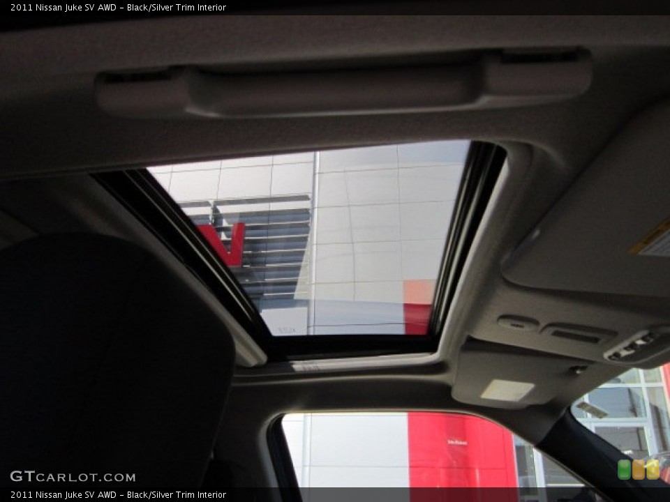 Black/Silver Trim Interior Sunroof for the 2011 Nissan Juke SV AWD #55088348