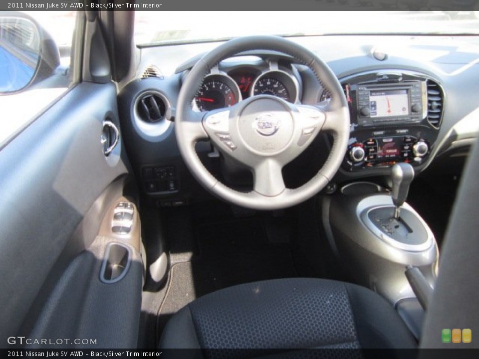 Black/Silver Trim Interior Dashboard for the 2011 Nissan Juke SV AWD #55088382