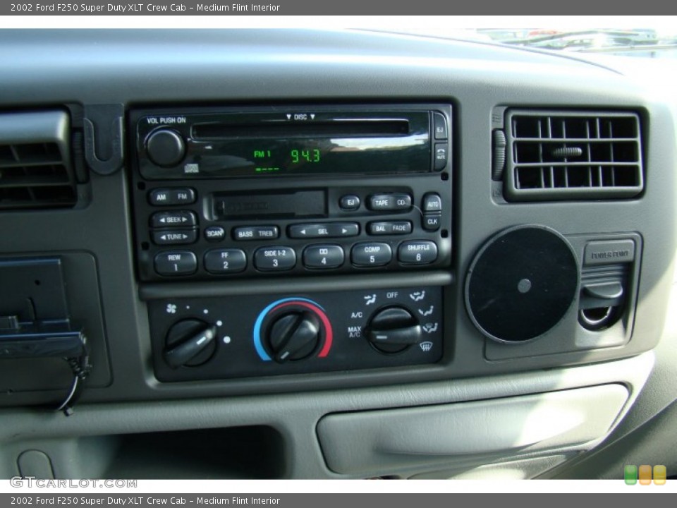 Medium Flint Interior Audio System for the 2002 Ford F250 Super Duty XLT Crew Cab #55088395