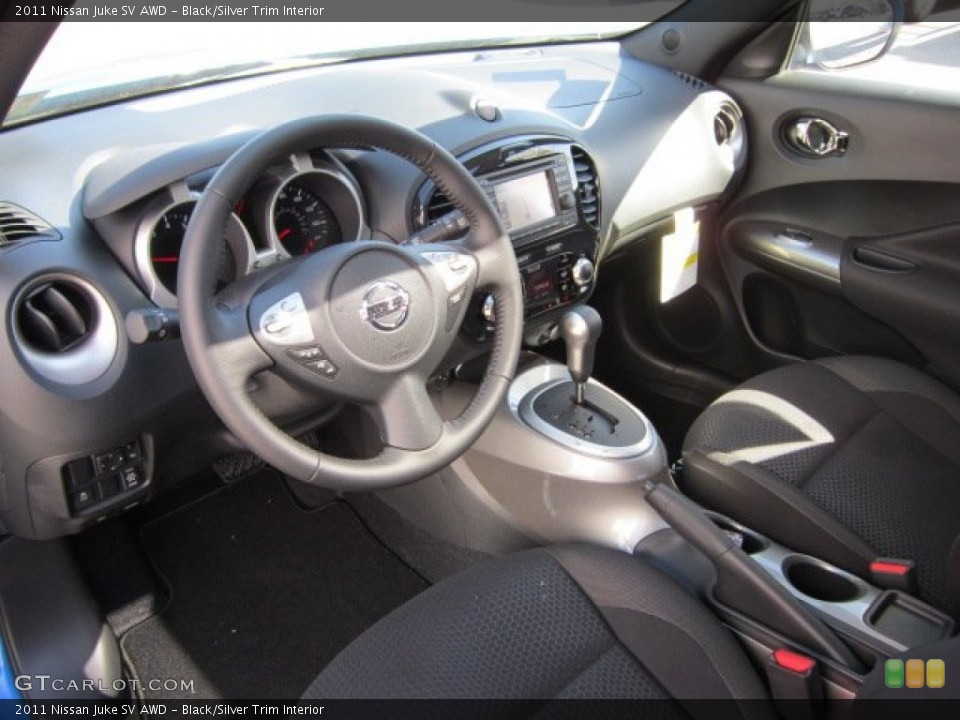Black/Silver Trim Interior Dashboard for the 2011 Nissan Juke SV AWD #55088398