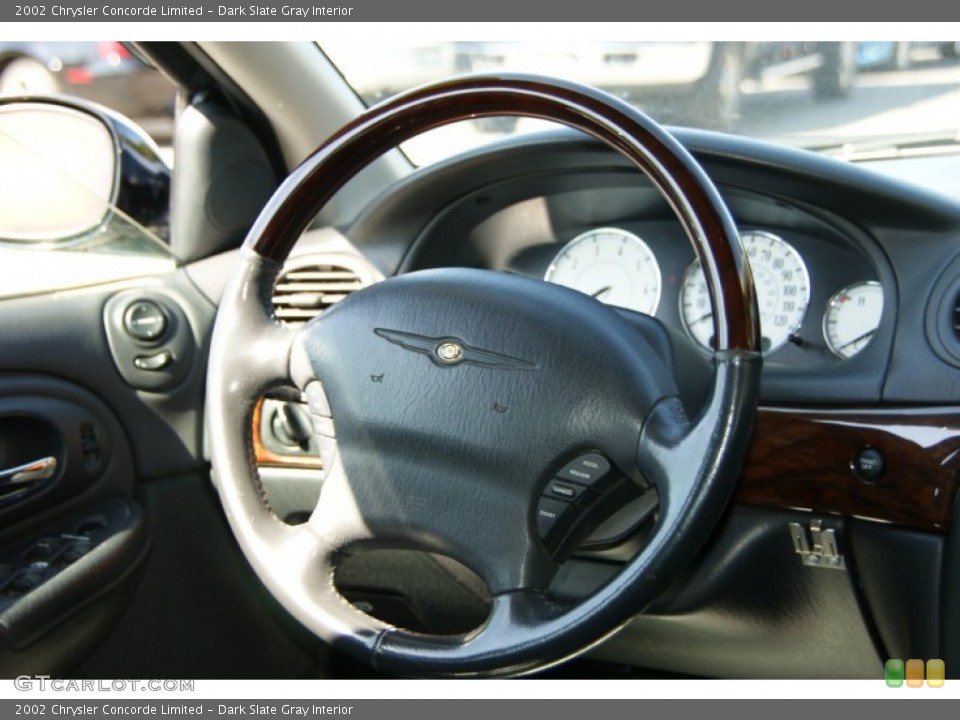 Dark Slate Gray Interior Steering Wheel for the 2002 Chrysler Concorde Limited #55089496