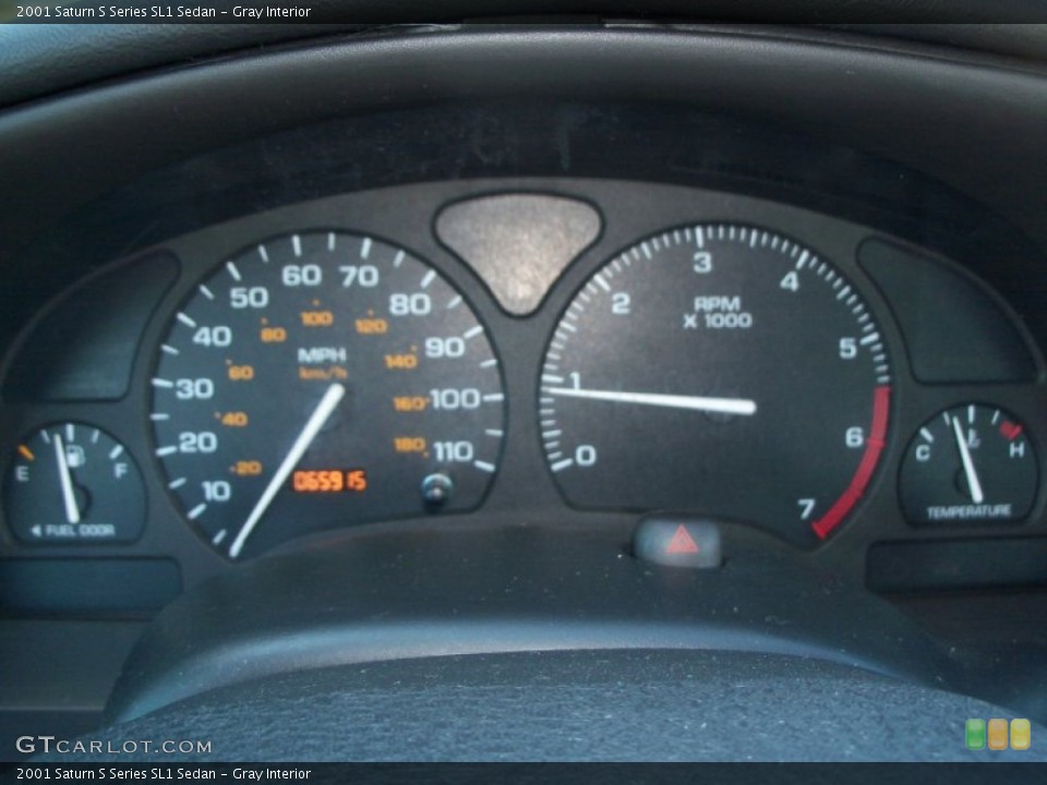 Gray Interior Gauges for the 2001 Saturn S Series SL1 Sedan #55090723