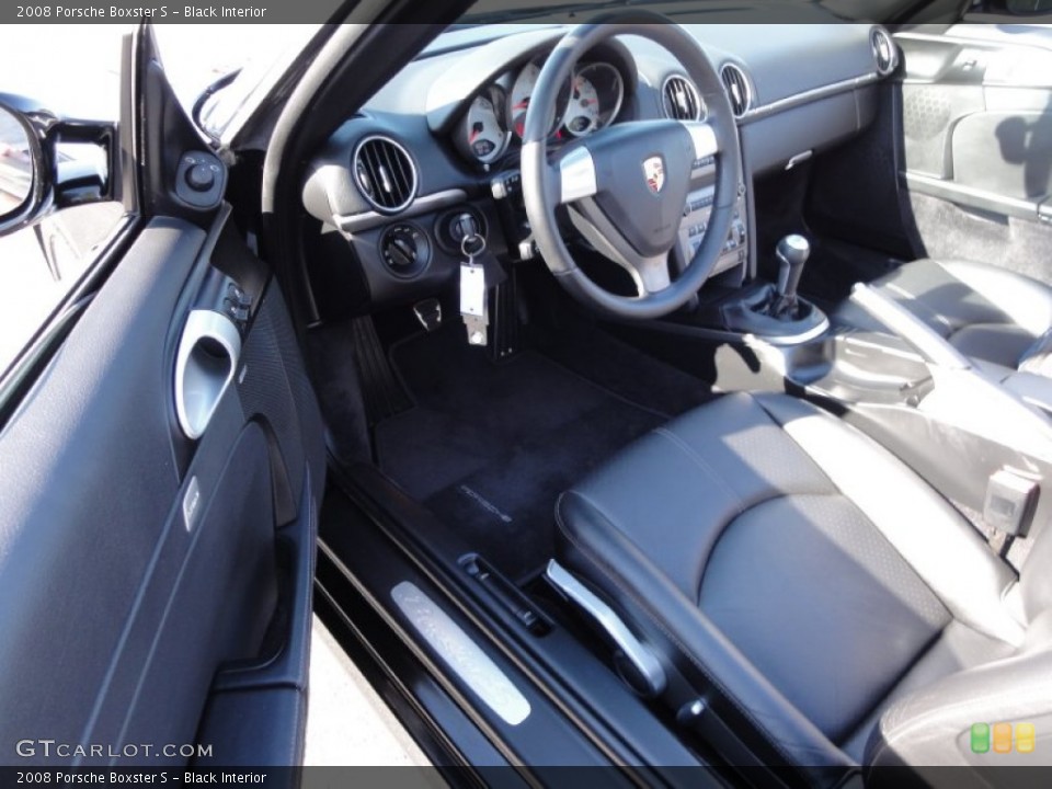 Black Interior Photo for the 2008 Porsche Boxster S #55090838