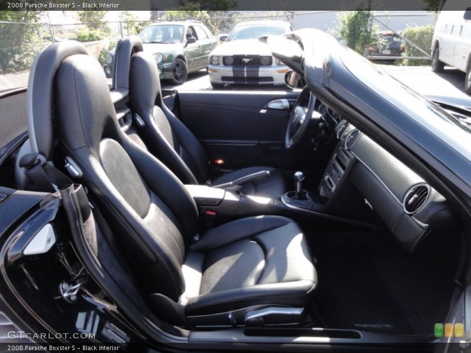 Black Interior Photo for the 2008 Porsche Boxster S #55090906