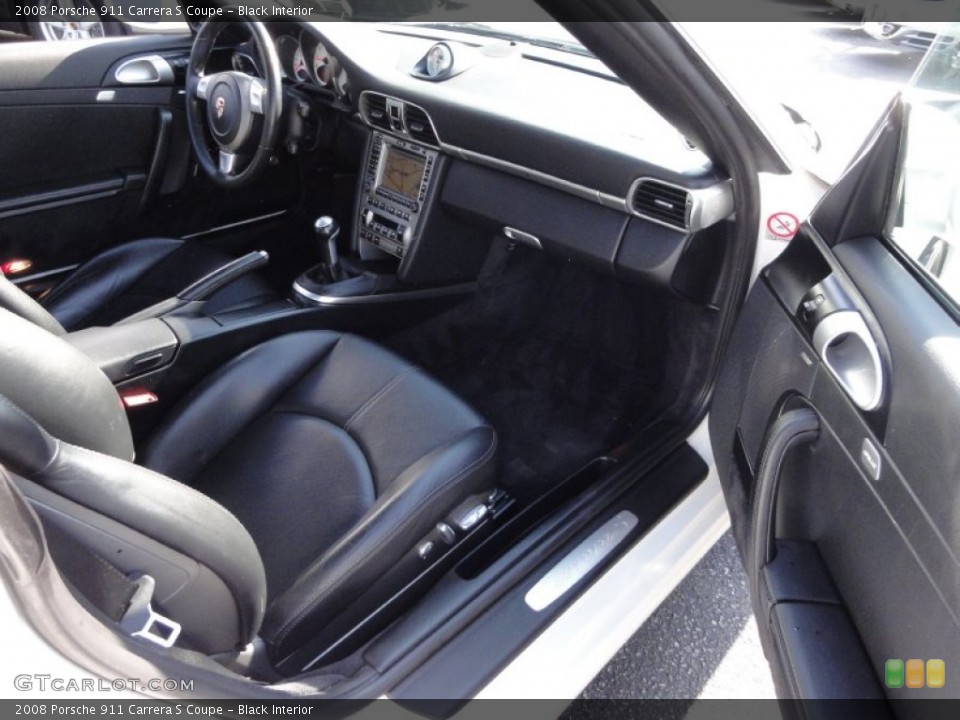 Black Interior Photo for the 2008 Porsche 911 Carrera S Coupe #55091230