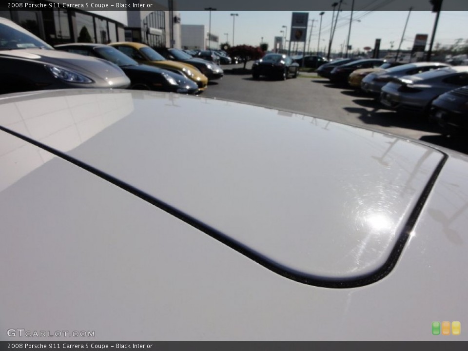 Black Interior Sunroof for the 2008 Porsche 911 Carrera S Coupe #55091269