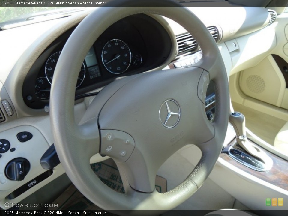 Stone Interior Steering Wheel for the 2005 Mercedes-Benz C 320 4Matic Sedan #55091554