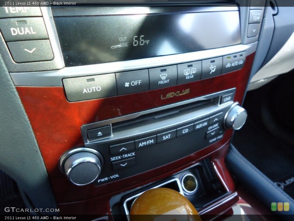 Black Interior Controls for the 2011 Lexus LS 460 AWD #55092199