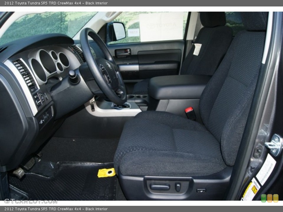 Black Interior Photo for the 2012 Toyota Tundra SR5 TRD CrewMax 4x4 #55095346