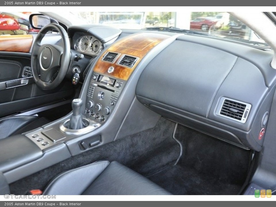 Black Interior Dashboard for the 2005 Aston Martin DB9 Coupe #55095961