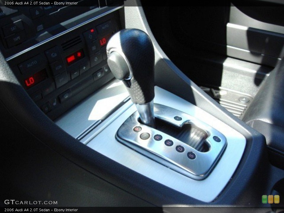 Ebony Interior Transmission for the 2006 Audi A4 2.0T Sedan #55096306