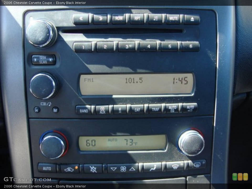 Ebony Black Interior Audio System for the 2006 Chevrolet Corvette Coupe #55096381