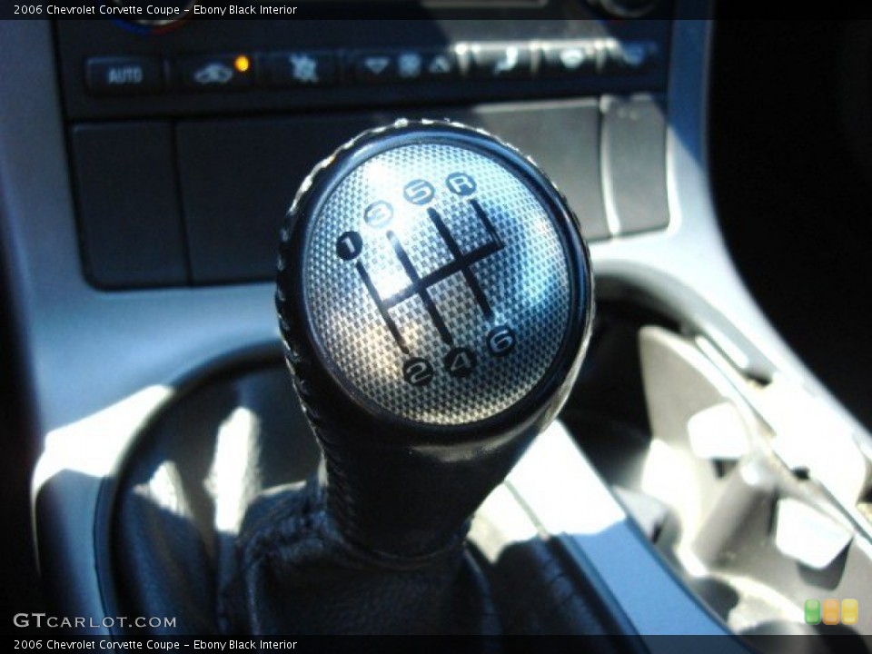 Ebony Black Interior Transmission for the 2006 Chevrolet Corvette Coupe #55096384